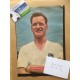 Signed card and unsigned picture of Tom Finney the Preston North End footballer